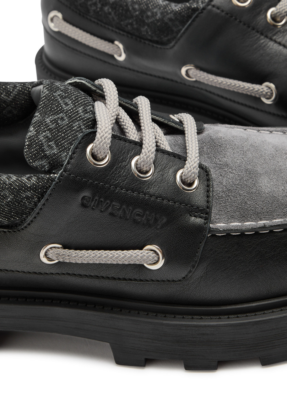 Givenchy Storm Panelled Chunky Boat Shoes - 4