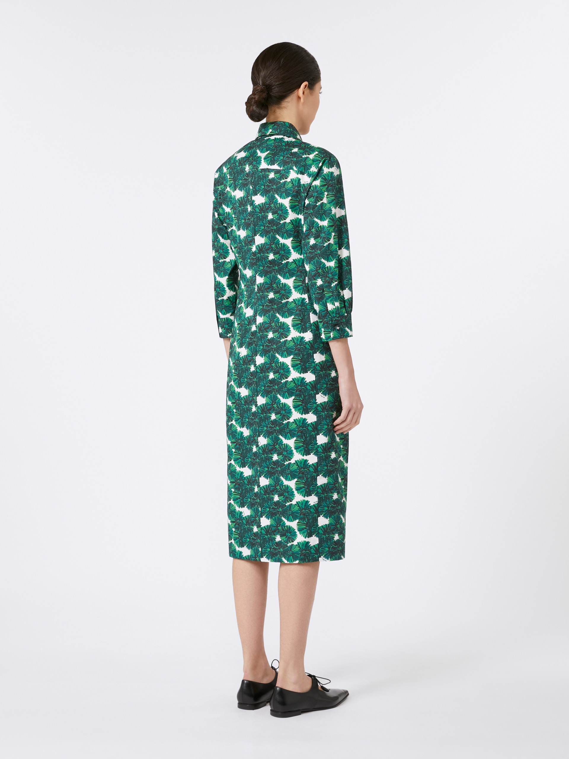 MAREMMA Printed poplin shirt dress - 4
