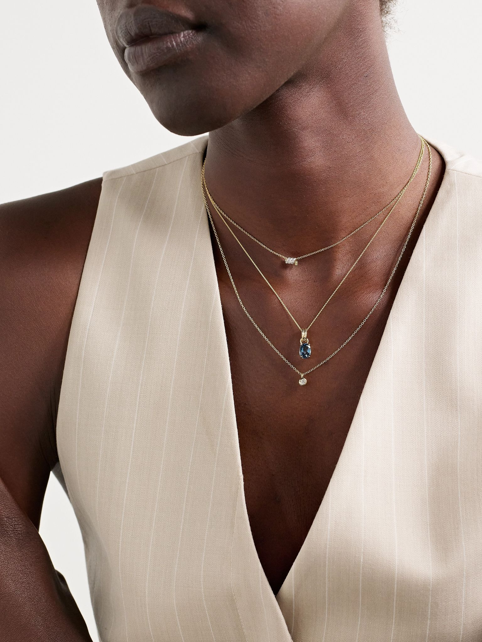 Beekman 14-karat gold topaz necklace Gold - 5