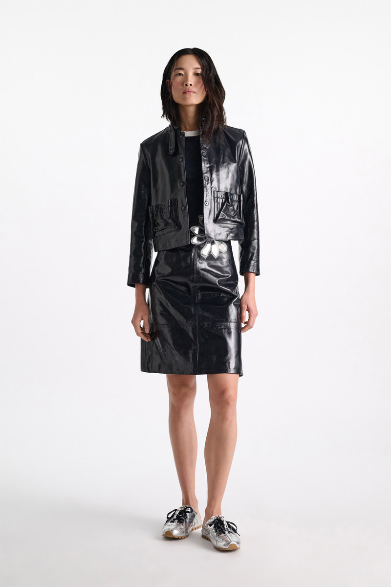 DOROTHEE SCHUMACHER MIRROR SHINE mule sneaker outlook