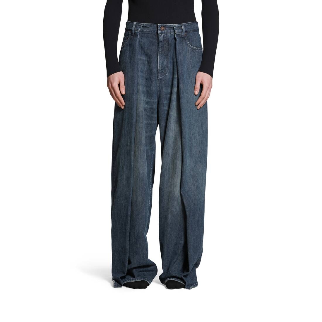 Double Side Pants in Dark Blue - 5