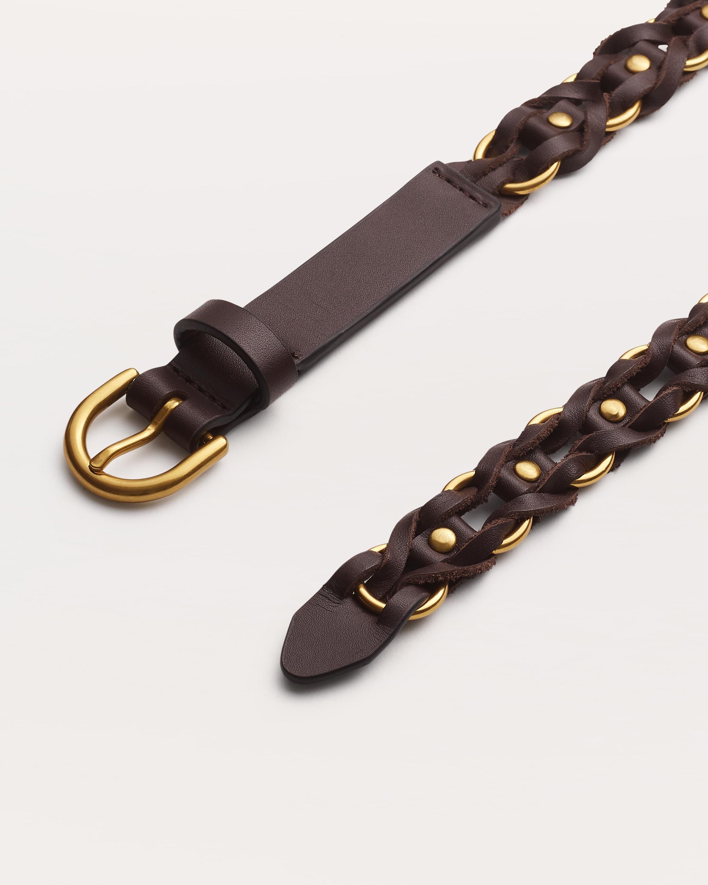 Aria Leather Chain Belt - 3