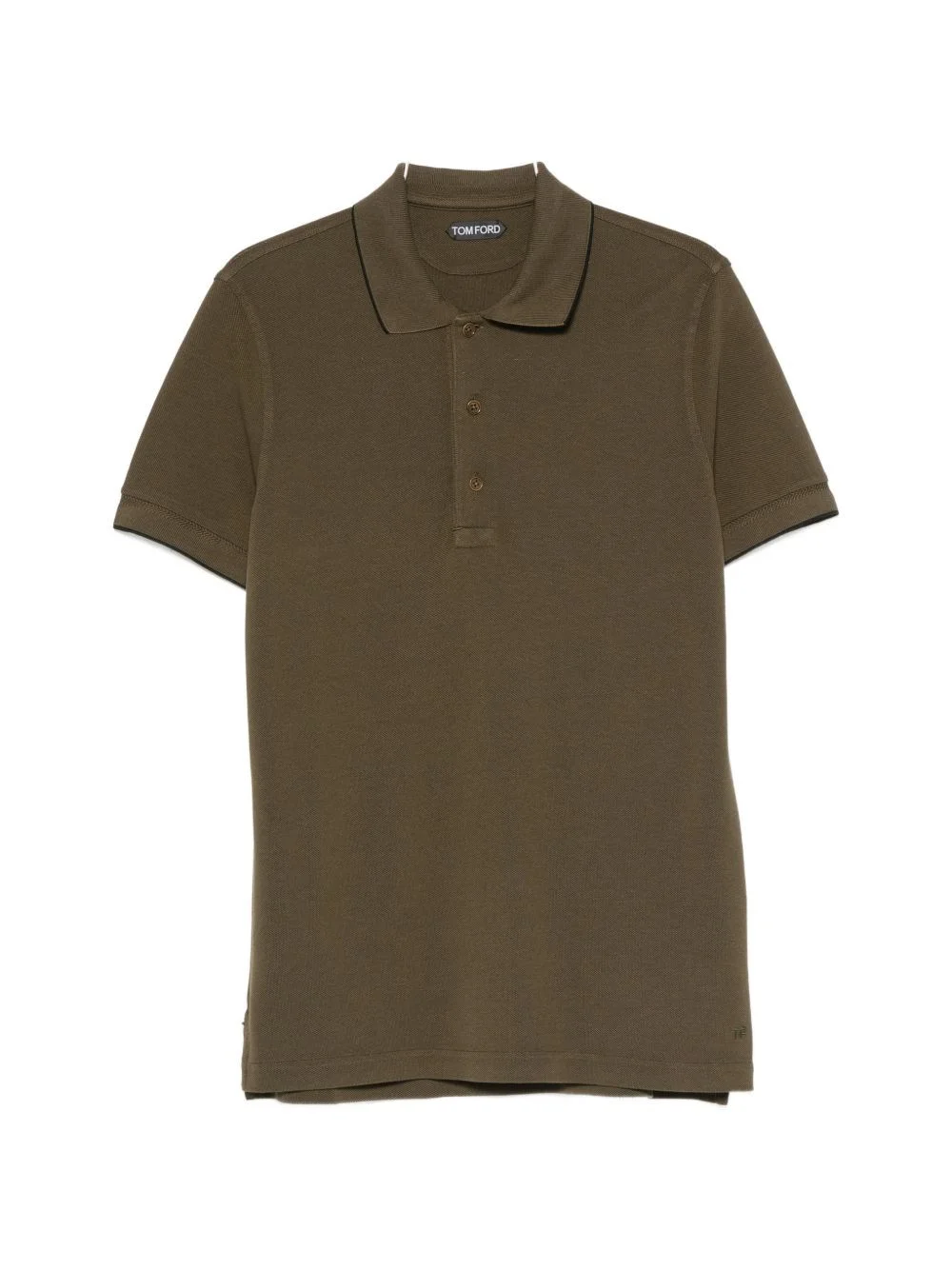Piquet cotton polo shirt - 1