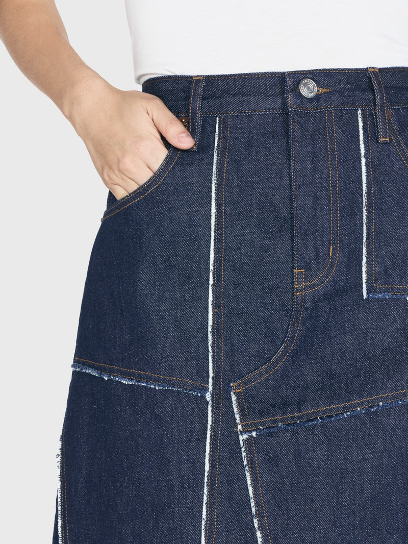 The Patchwork Midi Skirt in Hemlock 5