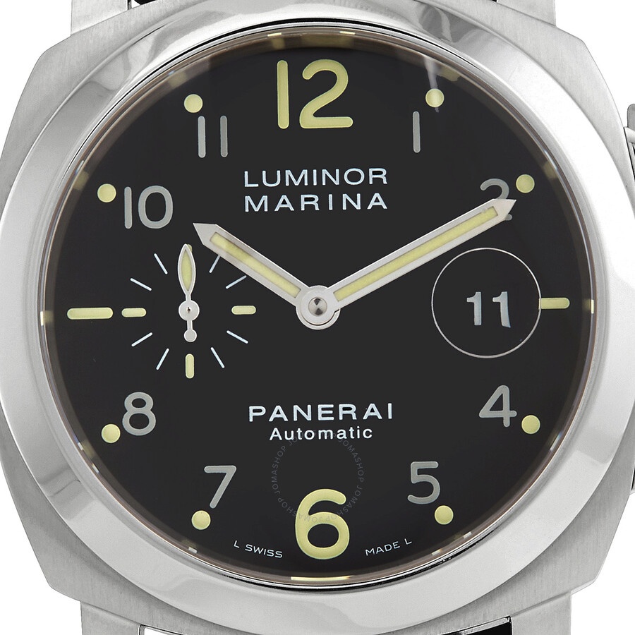 Panerai Luminor Marina Automatic Chronometer Black Dial Men's Watch PAM00164 - 4