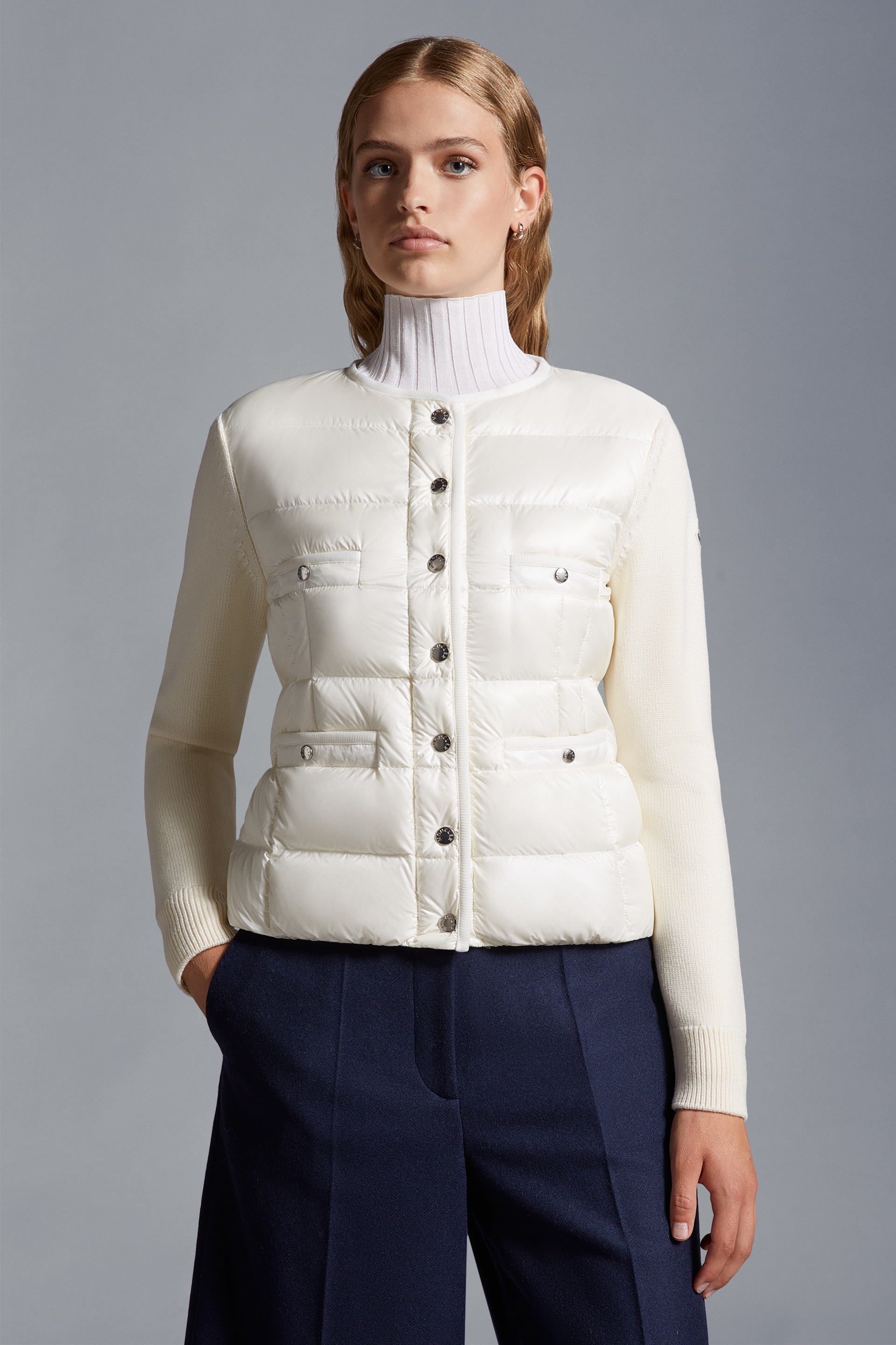 Padded Wool Cardigan - 3