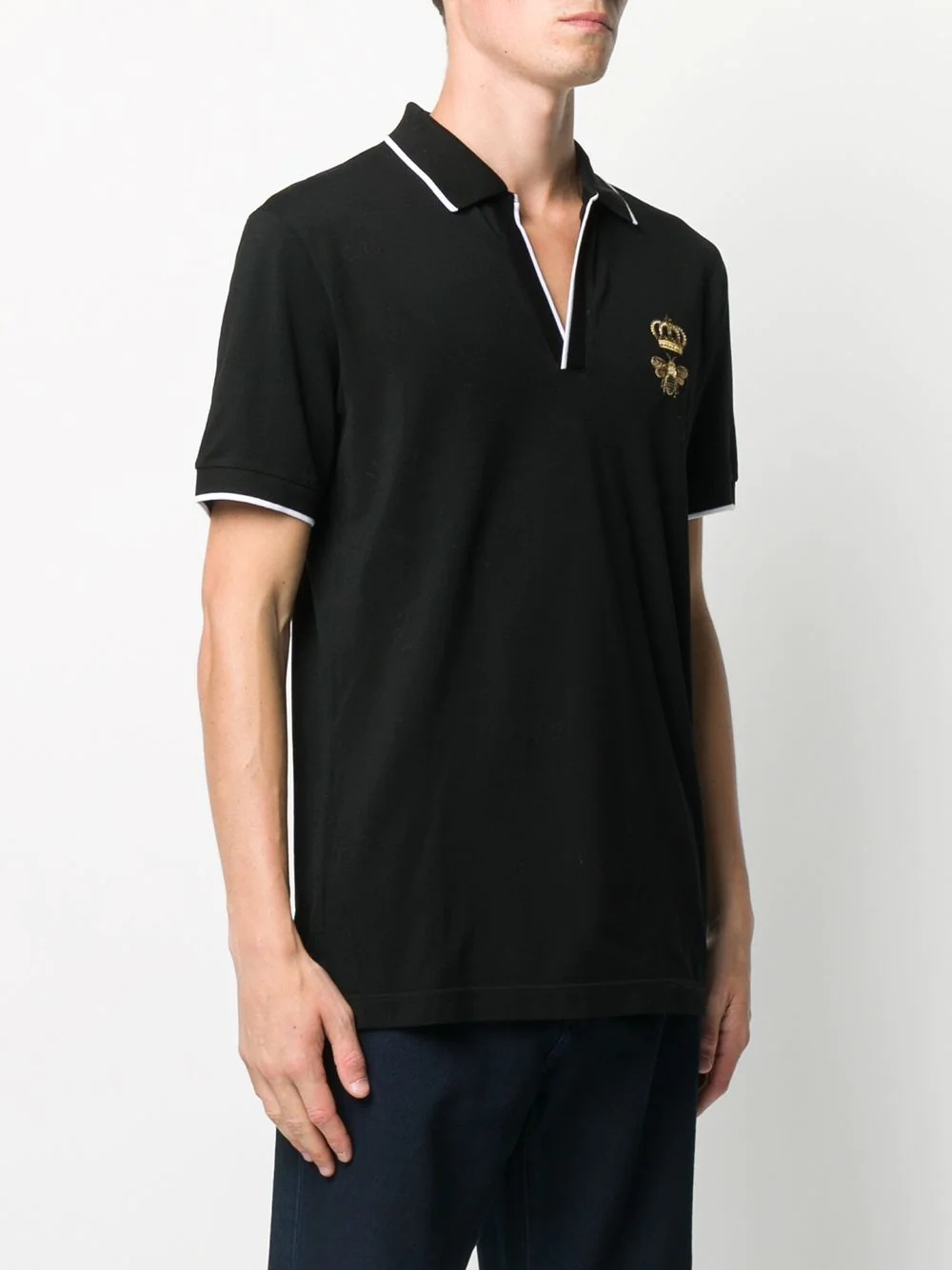 bee crown polo shirt - 3