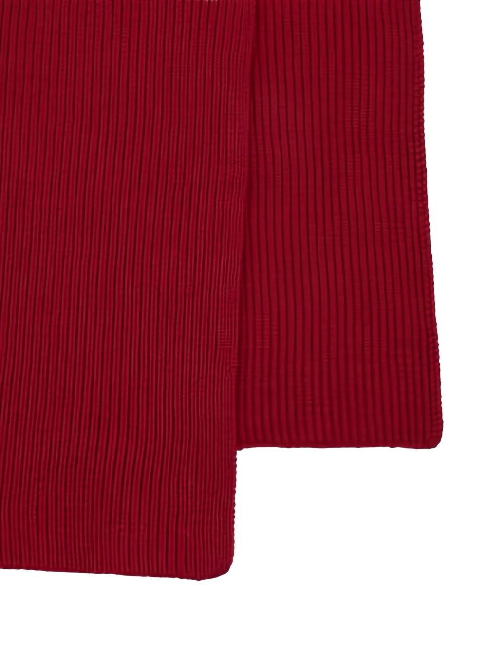 ribbed-texture scarf - 2