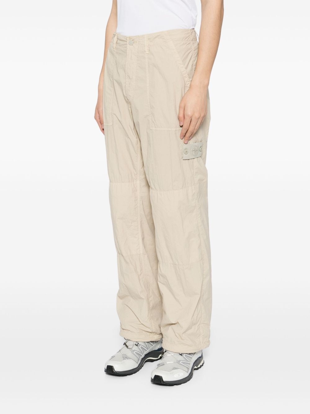 compass-badge trousers - 3