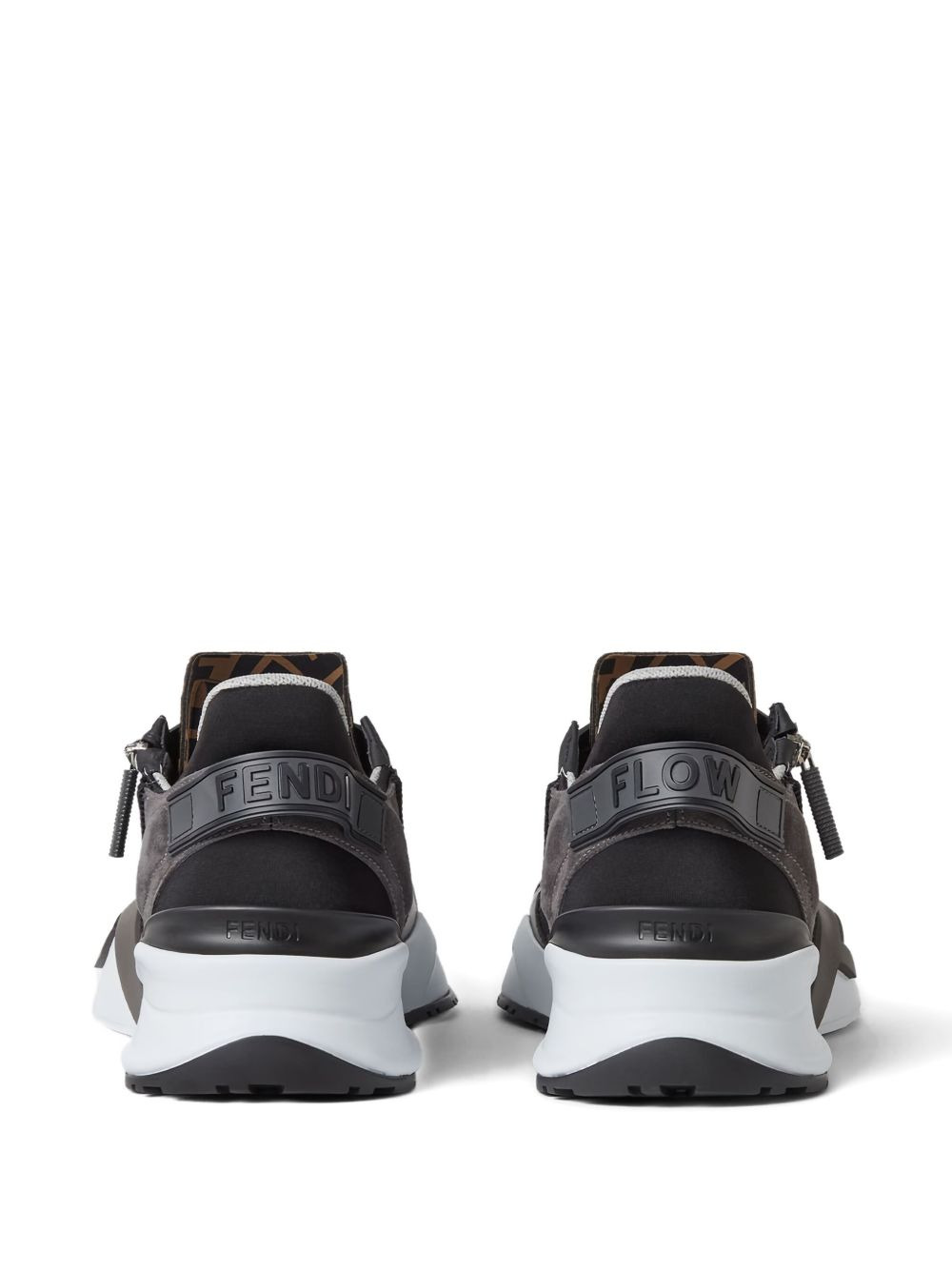 zip-detail sneakers - 4