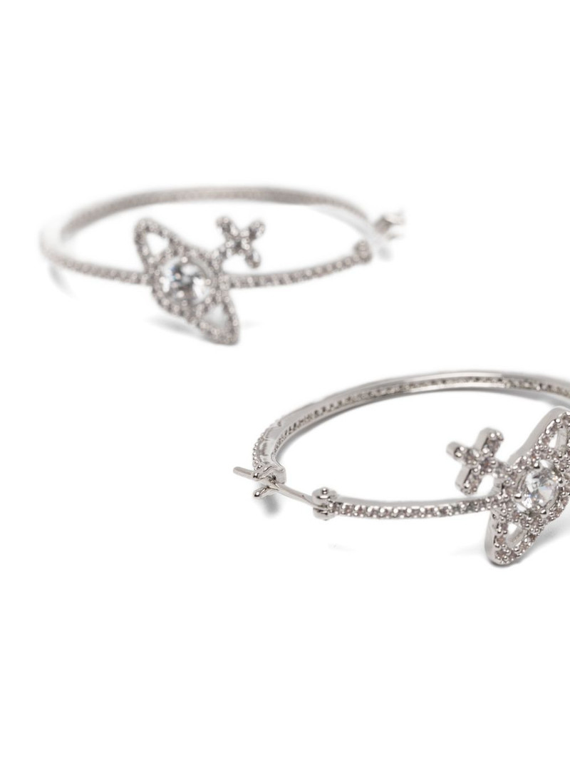 Orb hoop earrings 3