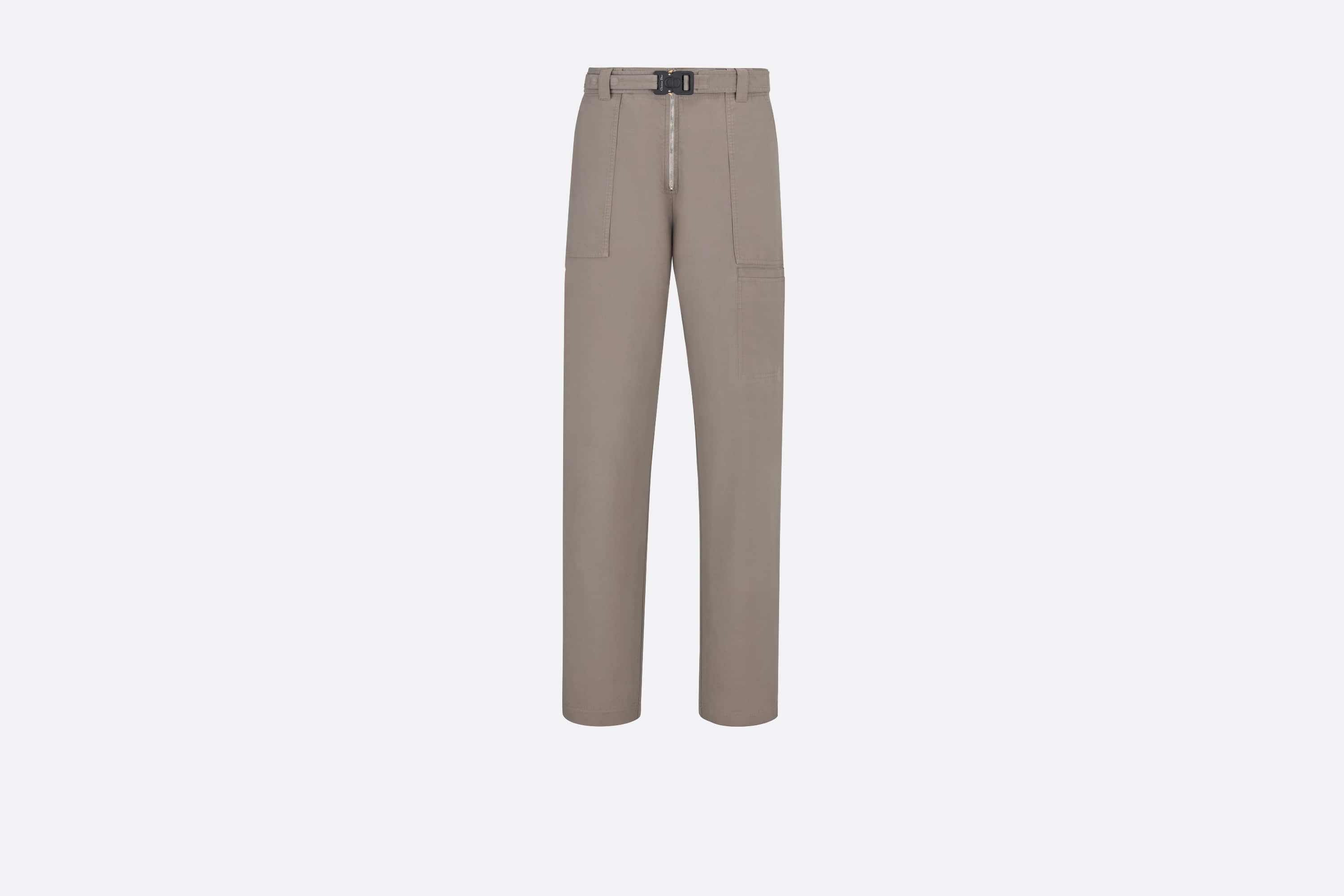 Cargo Pants with 'CD' Buckle Belt - 1