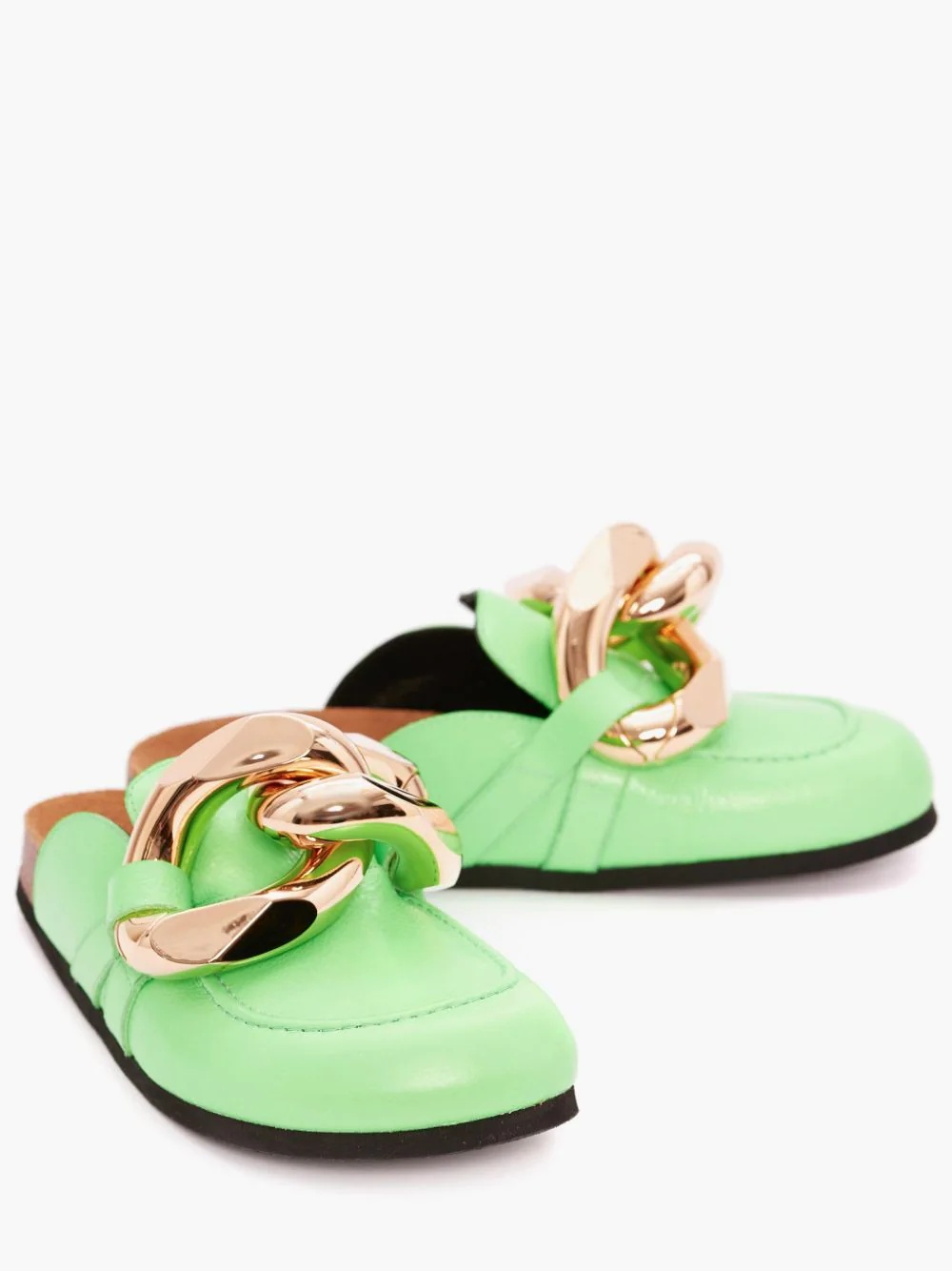 MEN’S CHAIN LOAFER MULES - 3
