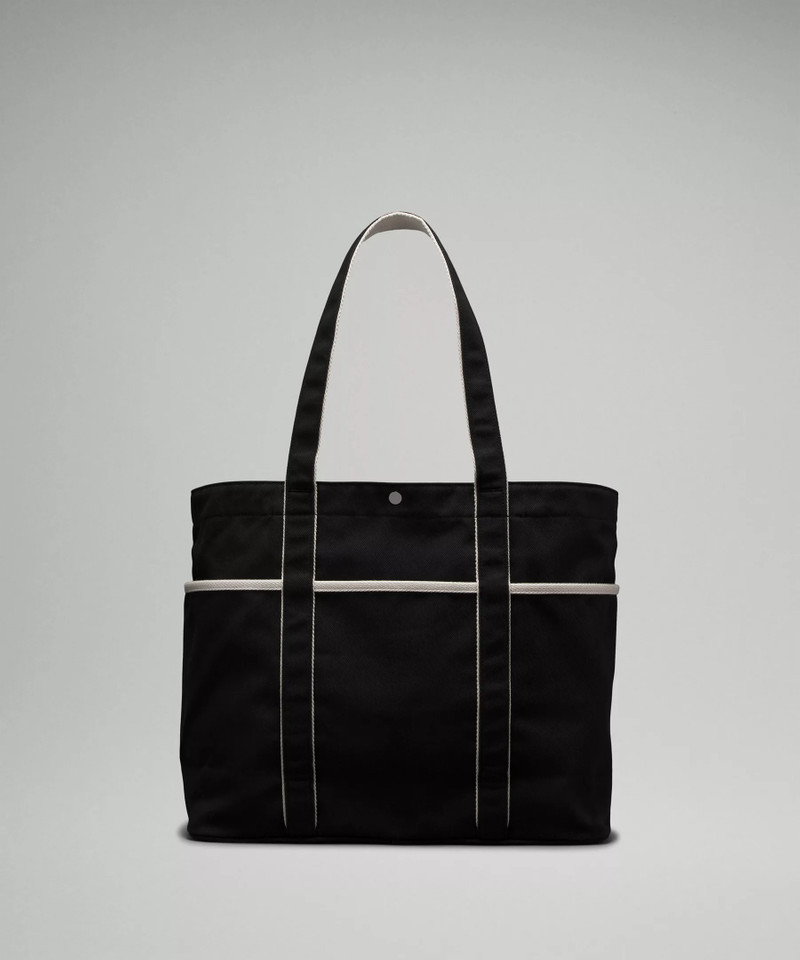 Daily Multi-Pocket Canvas Tote Bag 20L *Logo 3