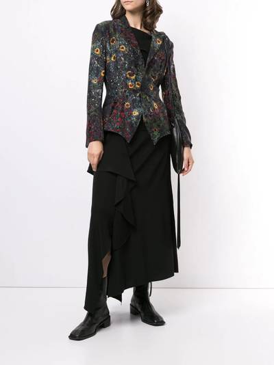 Yohji Yamamoto draped side skirt  outlook