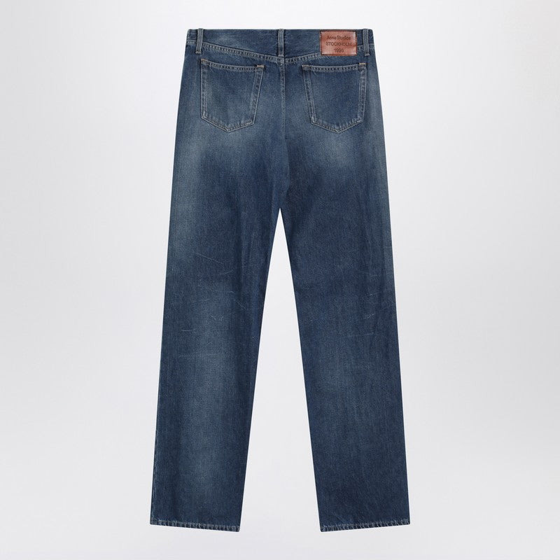Acne Studios Blue Denim Trousers Women - 2