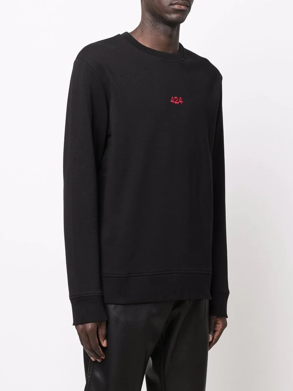 logo crew neck sweatshirt - 3