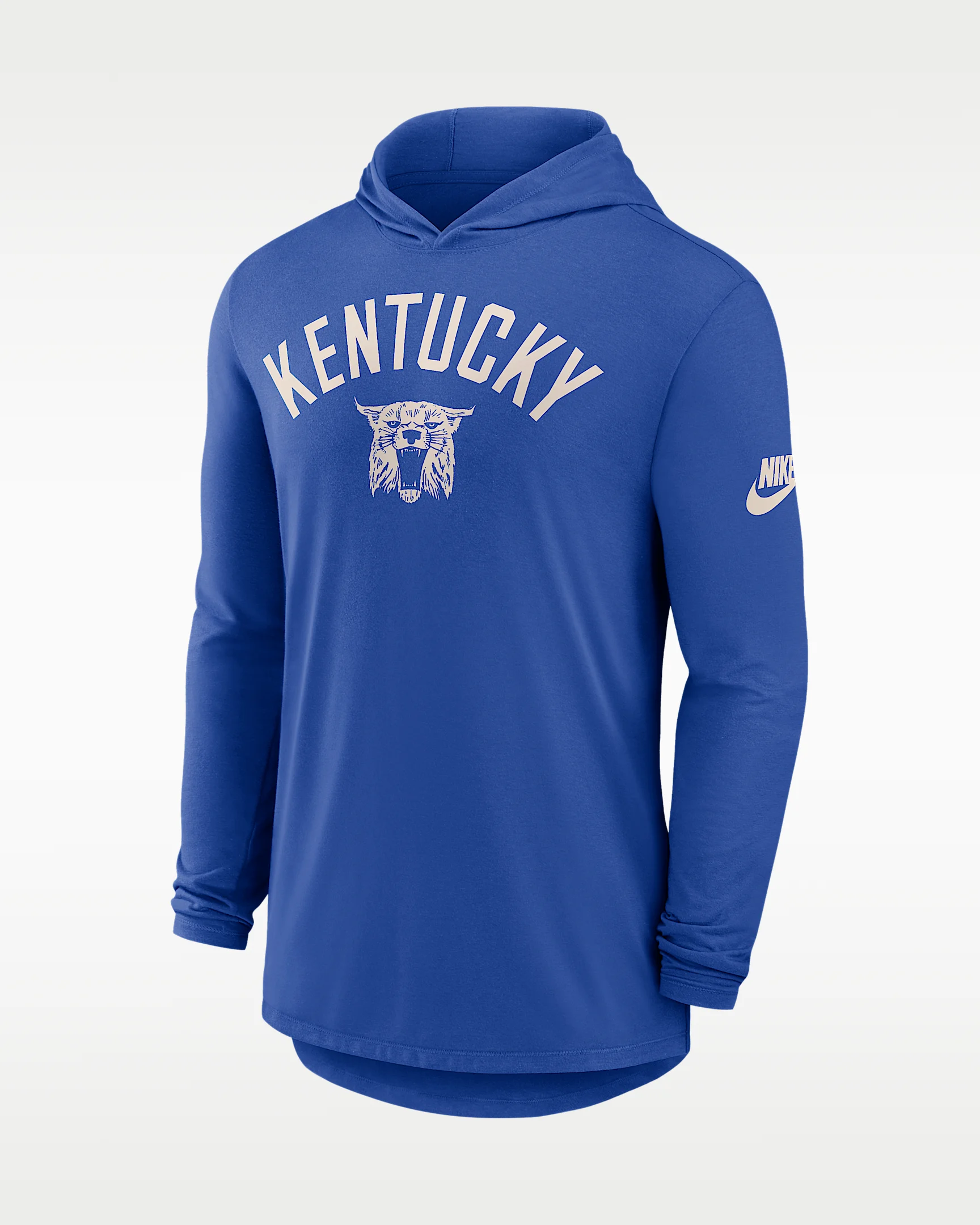 Kentucky Legacy Arch Men's Nike Dri-FIT College Long-Sleeve Hooded T-Shirt - 1