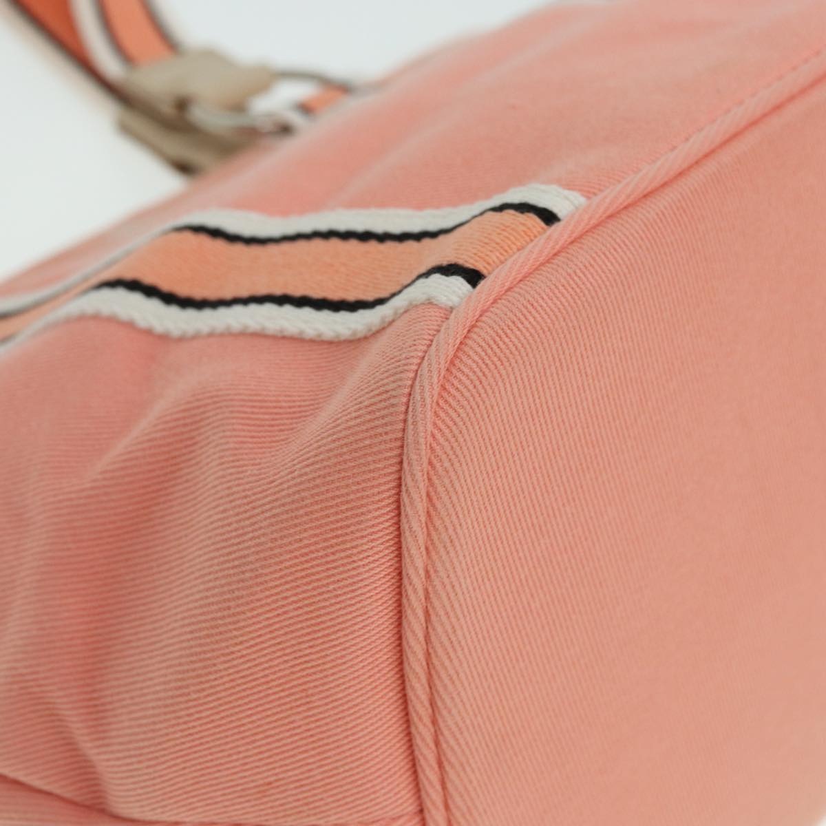 Burberry Blue Label Tote Bag Canvas Pink - 10