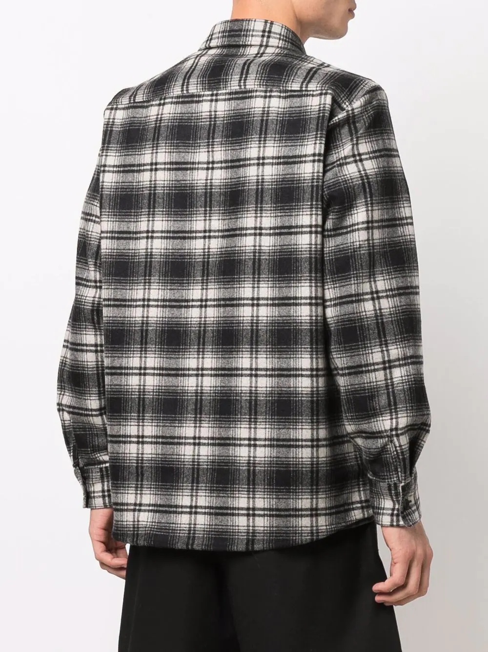 checked long-sleeve shirt - 4