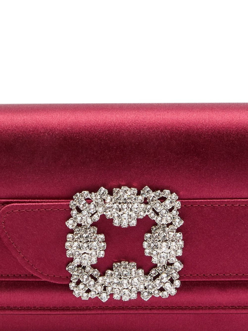 Manolo Blahnik Gothisi embellished clutch bag outlook