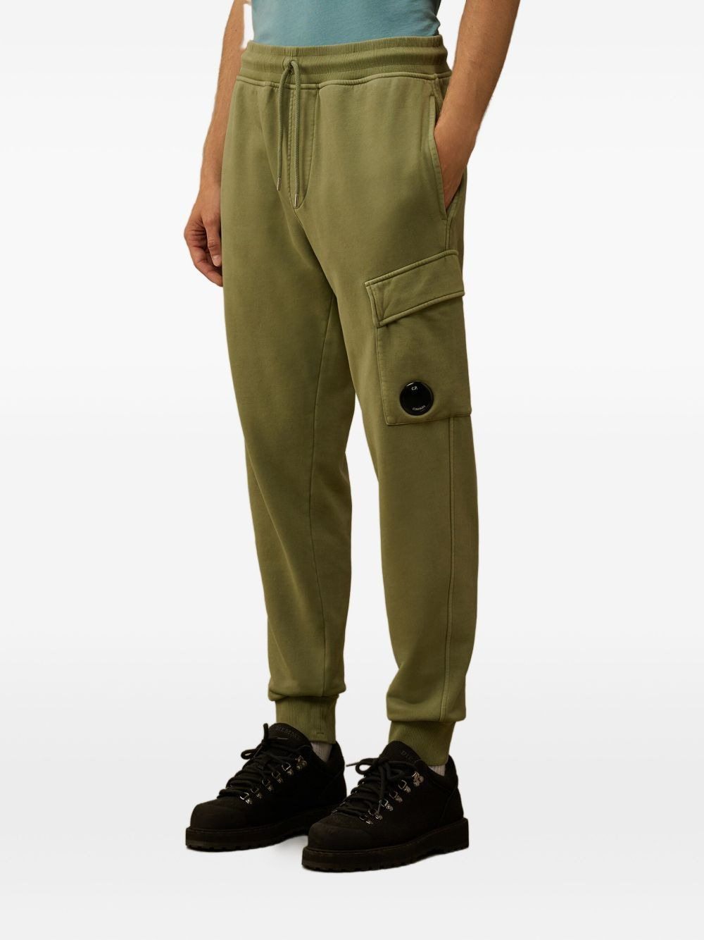cargo drawstring track pants - 3