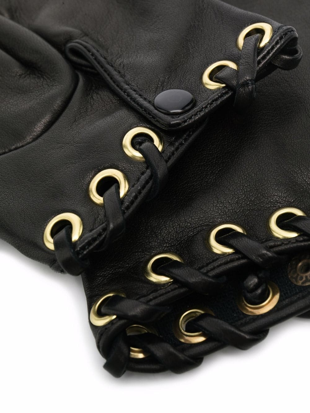 ring-detail gloves - 2