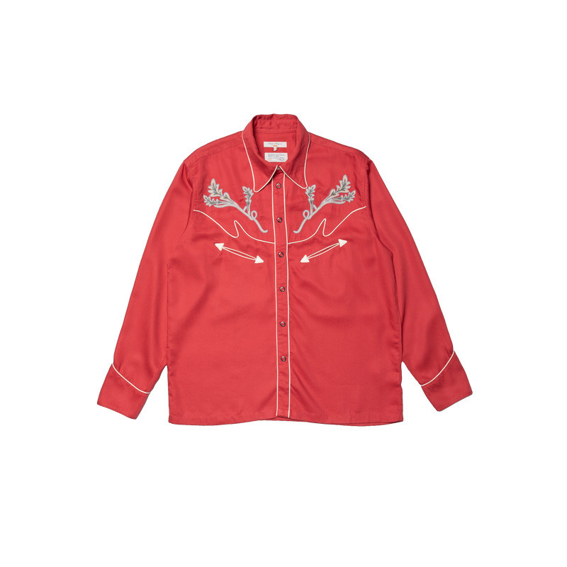 Gonzo Vines Cowboy Shirt Red 8