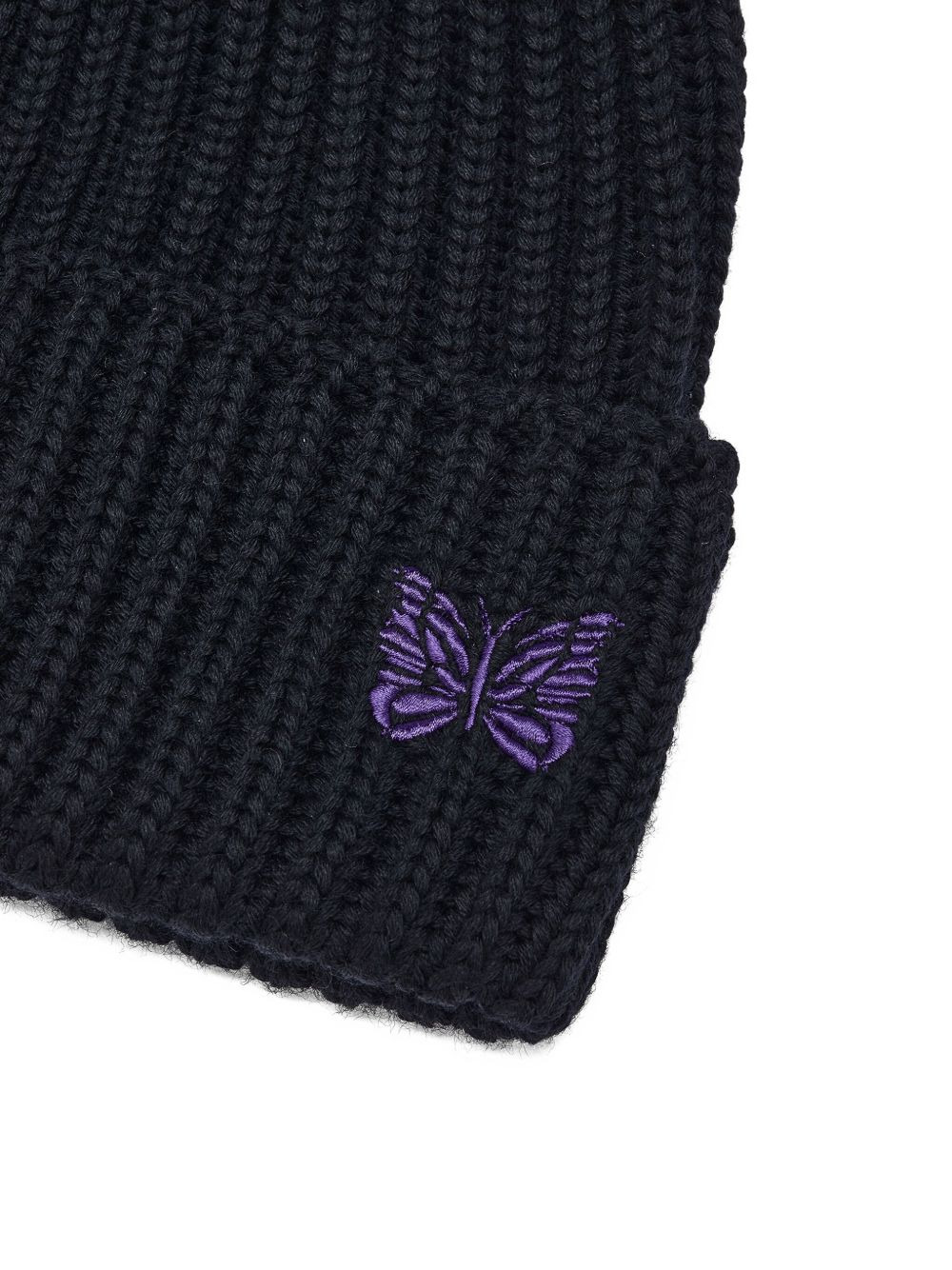 ribbed butterfly beanie - 3