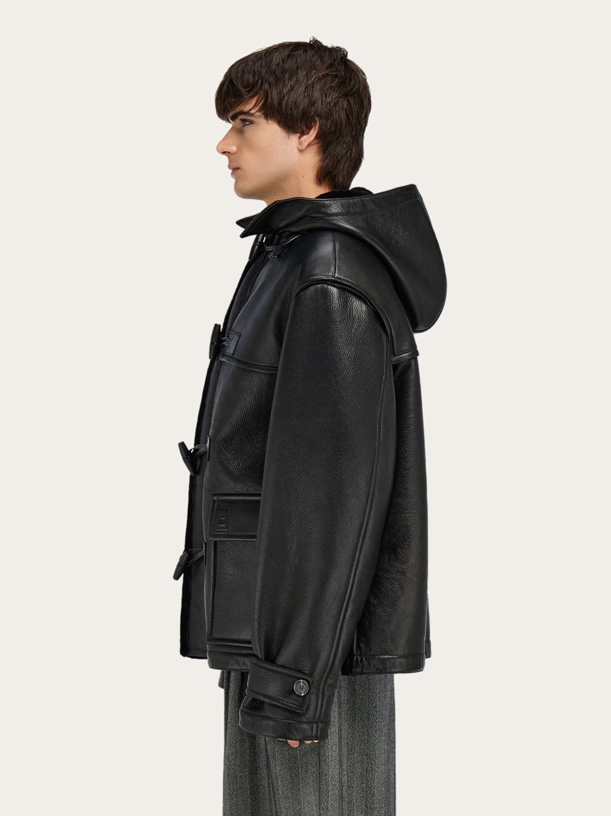 Deerskin padded blouson - 3
