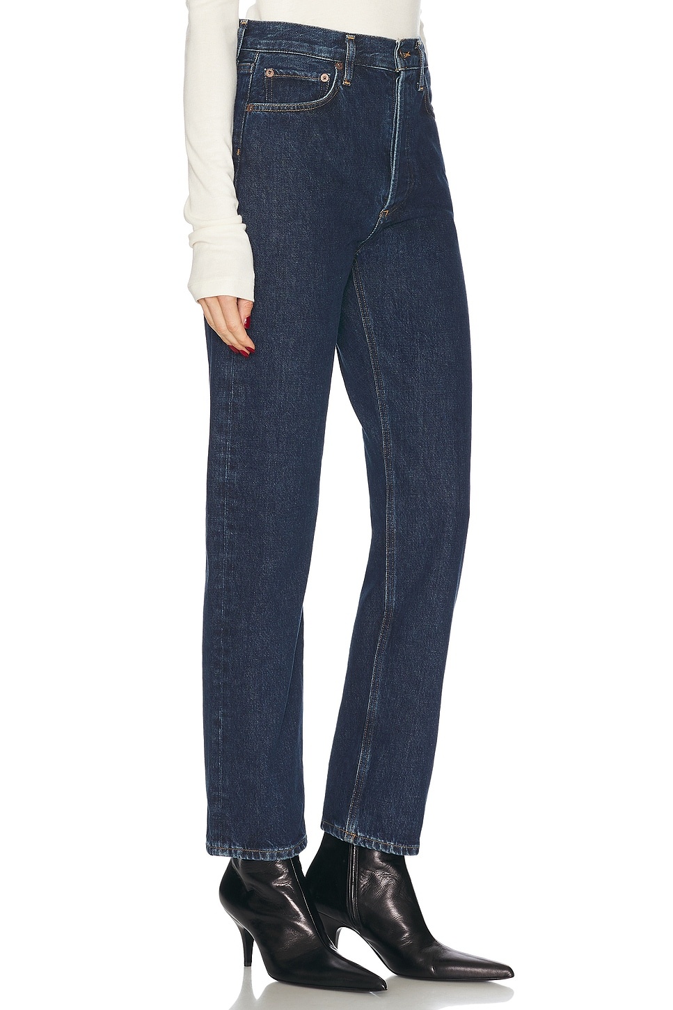 90s Pinch Waist High Rise Straight - 2