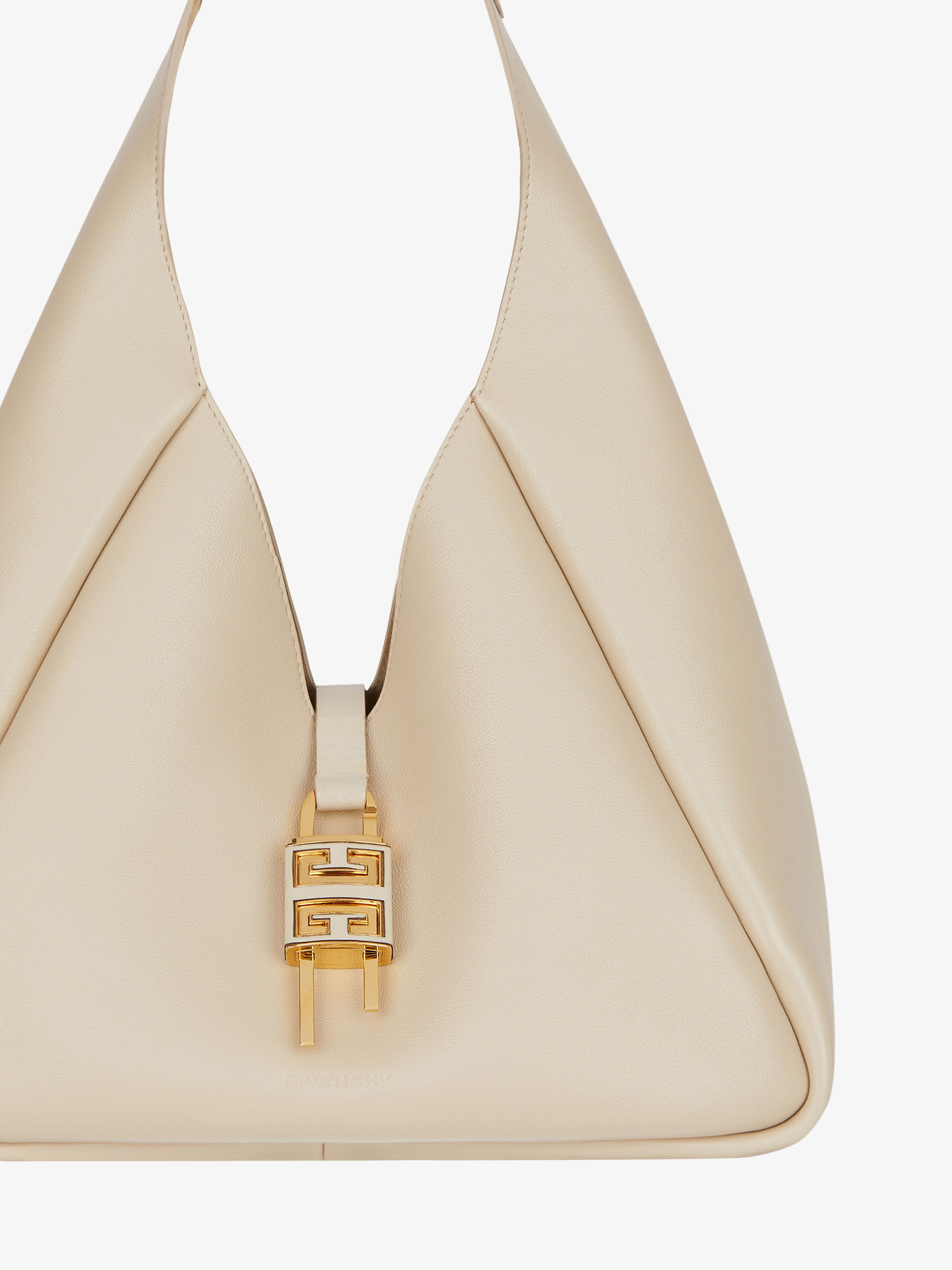 MEDIUM G-HOBO BAG IN GRAINED LEATHER - 7