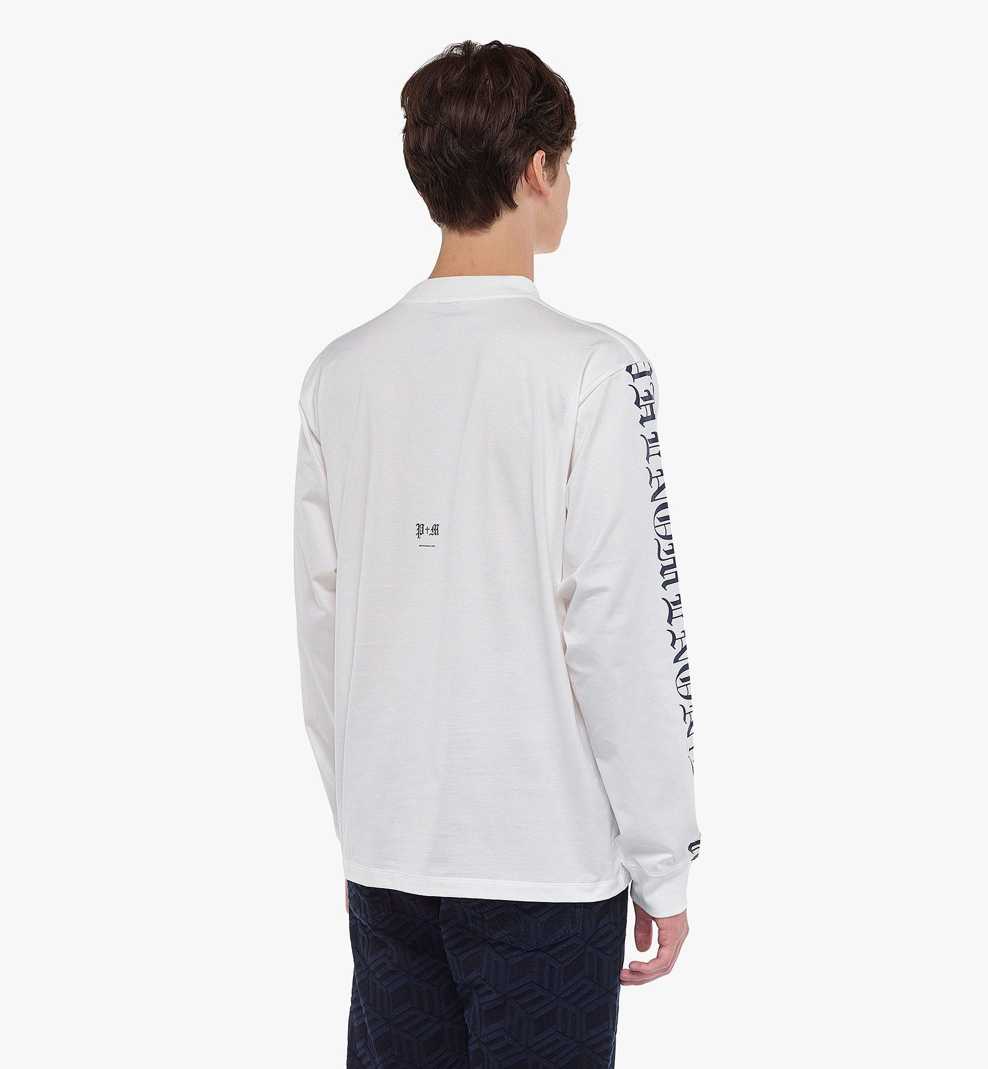 Men's PHENOMENON+MCM Logo Print Long Sleeve T-Shirt - 4