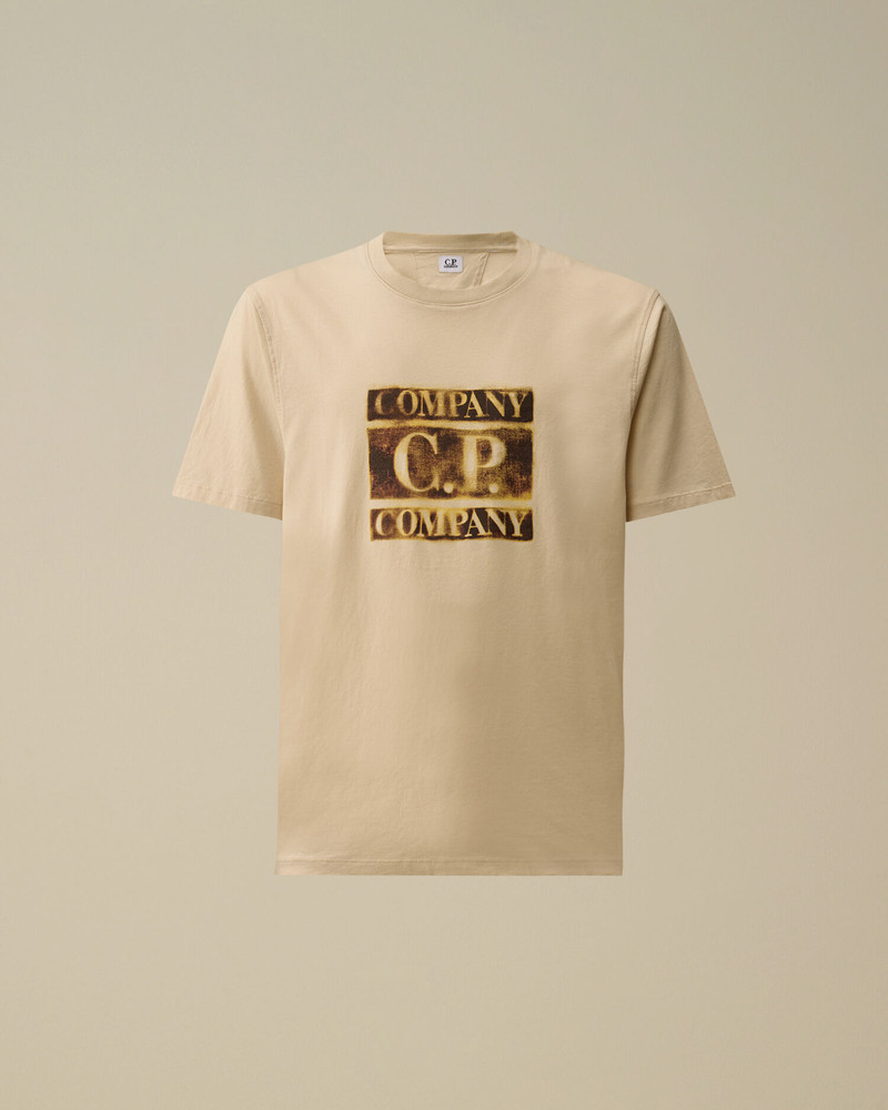 30/1 Jersey Short Sleeve Faded Logo T-Shirt 1