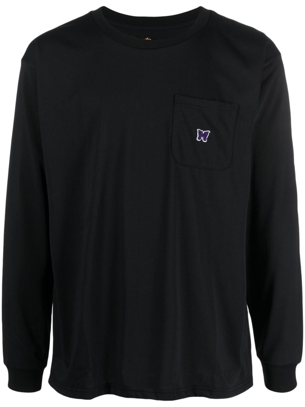 logo-appliquÃ© long-sleeve T-shirt - 1