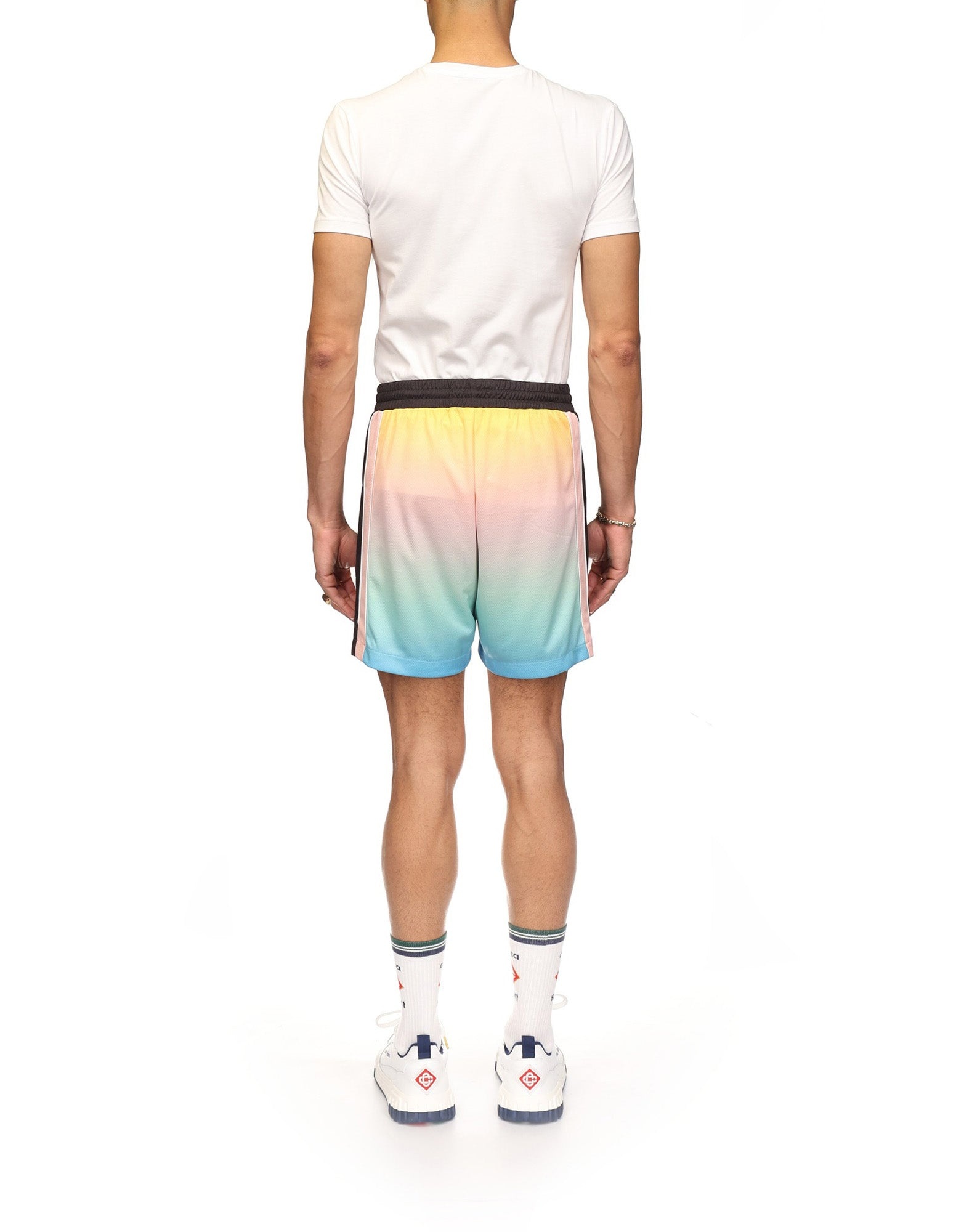 Pastel Gradient Football Shorts - 4