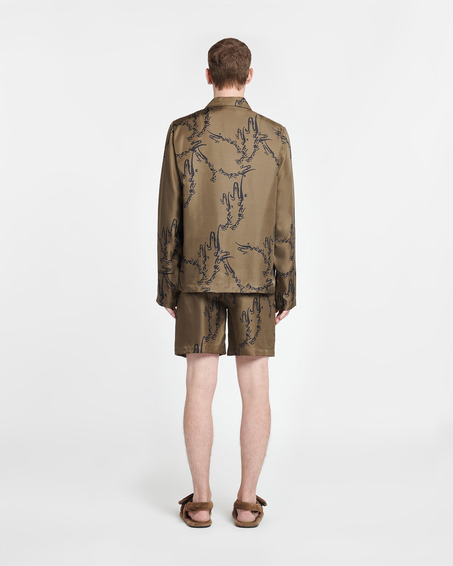 Printed Silk-Twill Shirt - 4