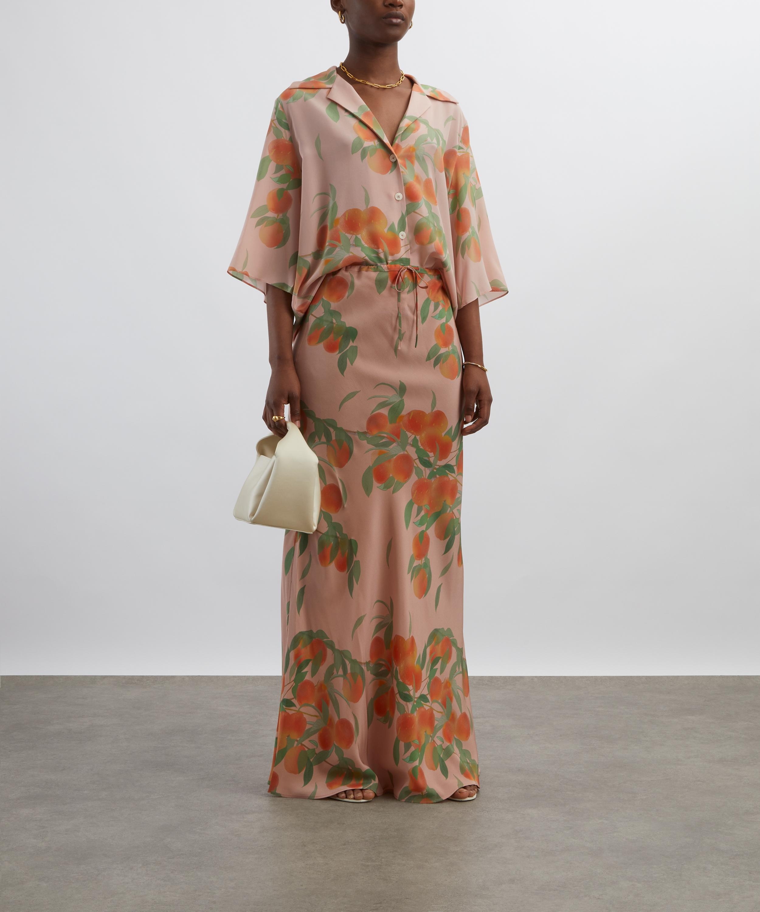 Peachtree Emily Silk Maxi Skirt - 2