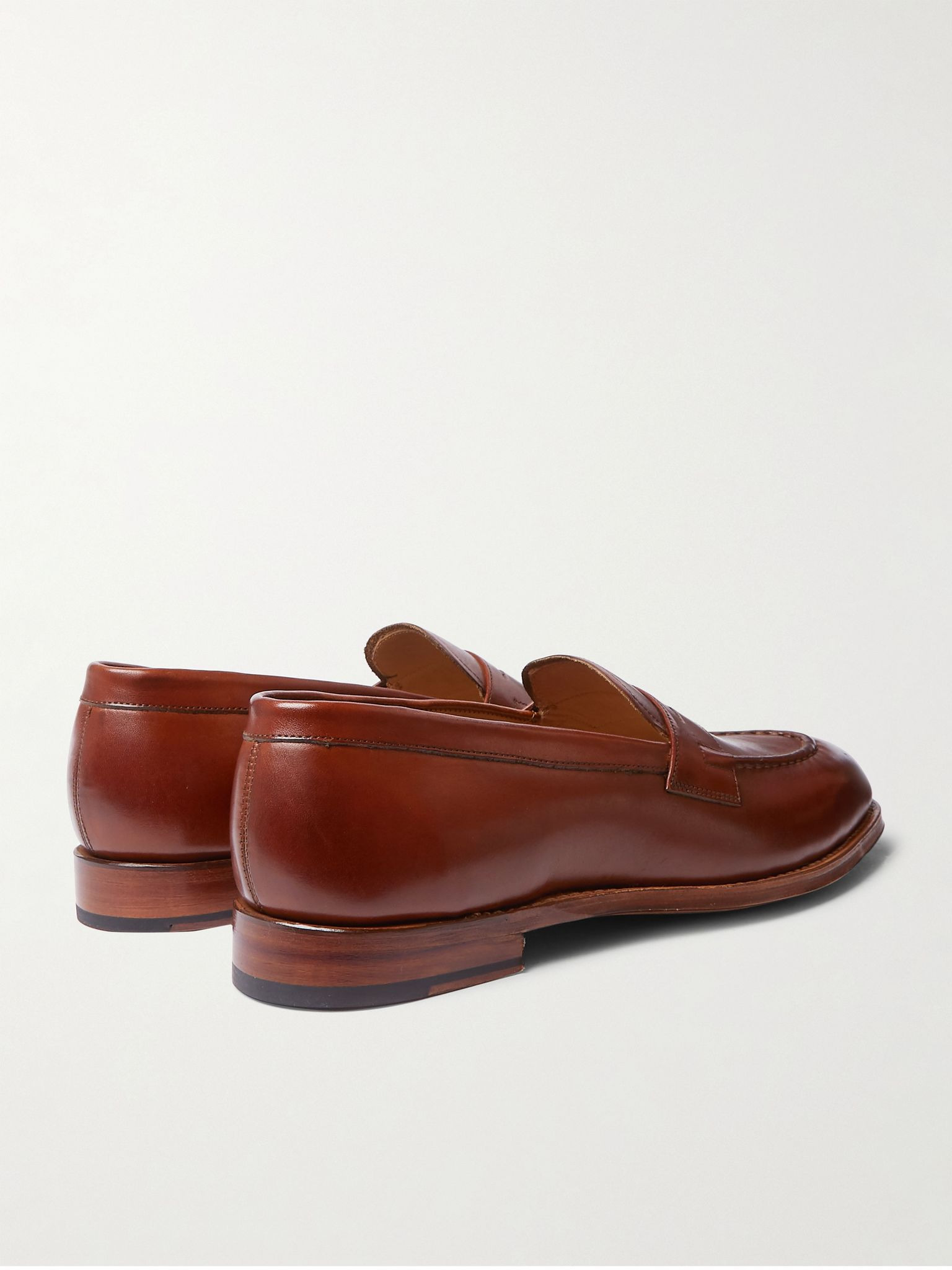 Lloyd Leather Penny Loafers Brown - 5