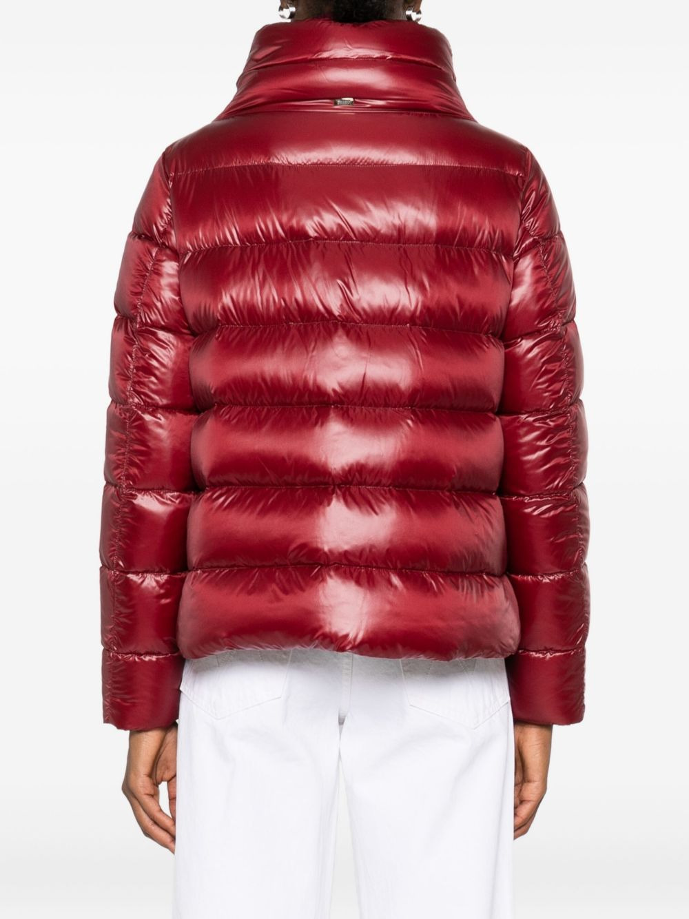 quilted high-neck padded jacket - 4