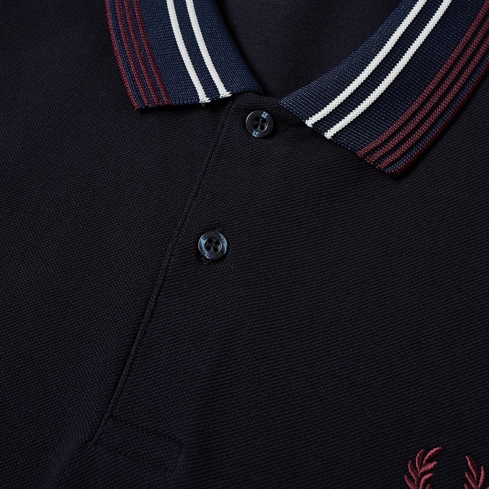 Fred Perry Stripe Collar Polo - 2