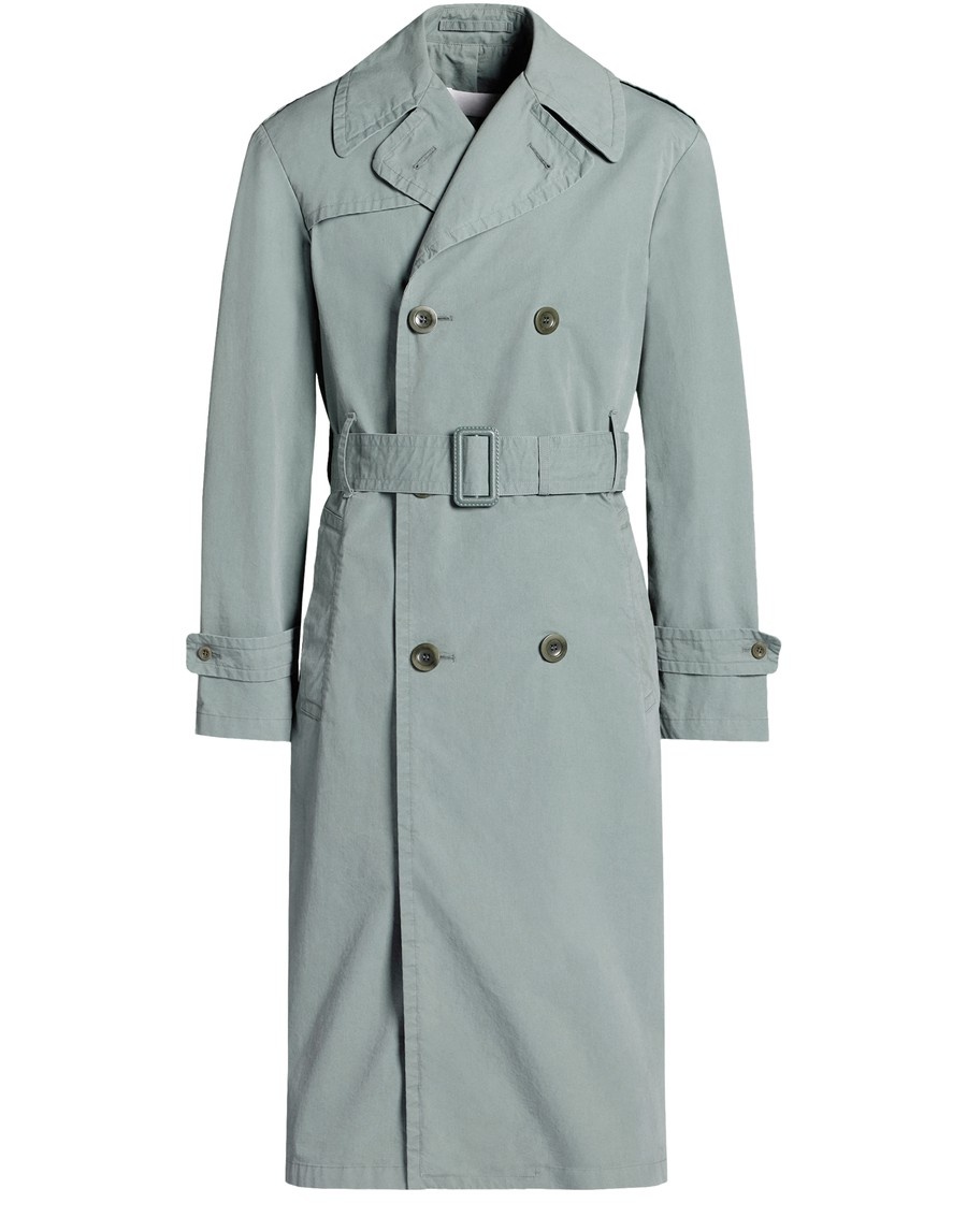 Double-breasted trench coat - 1