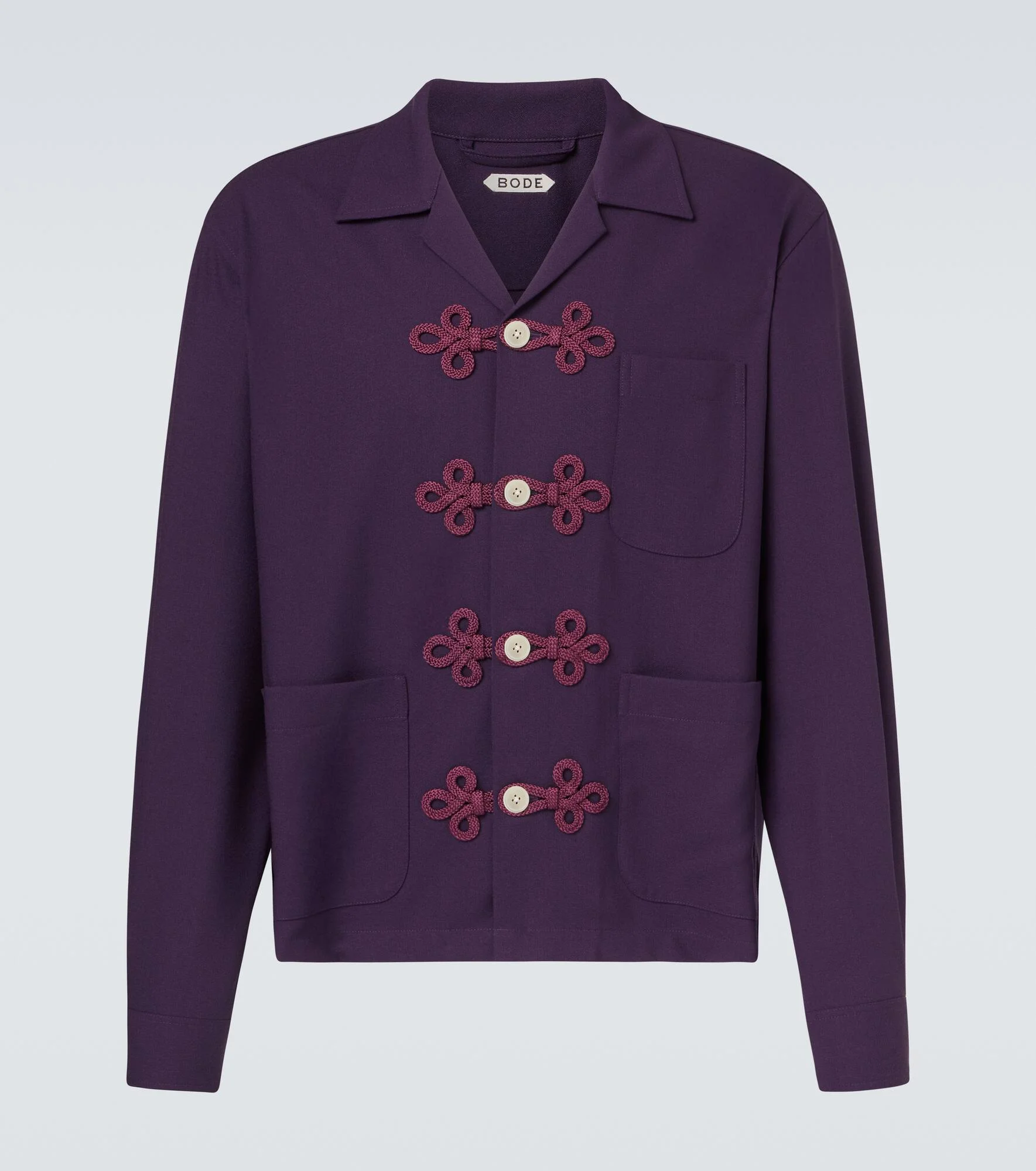 Astor embroidered wool shirt - 1
