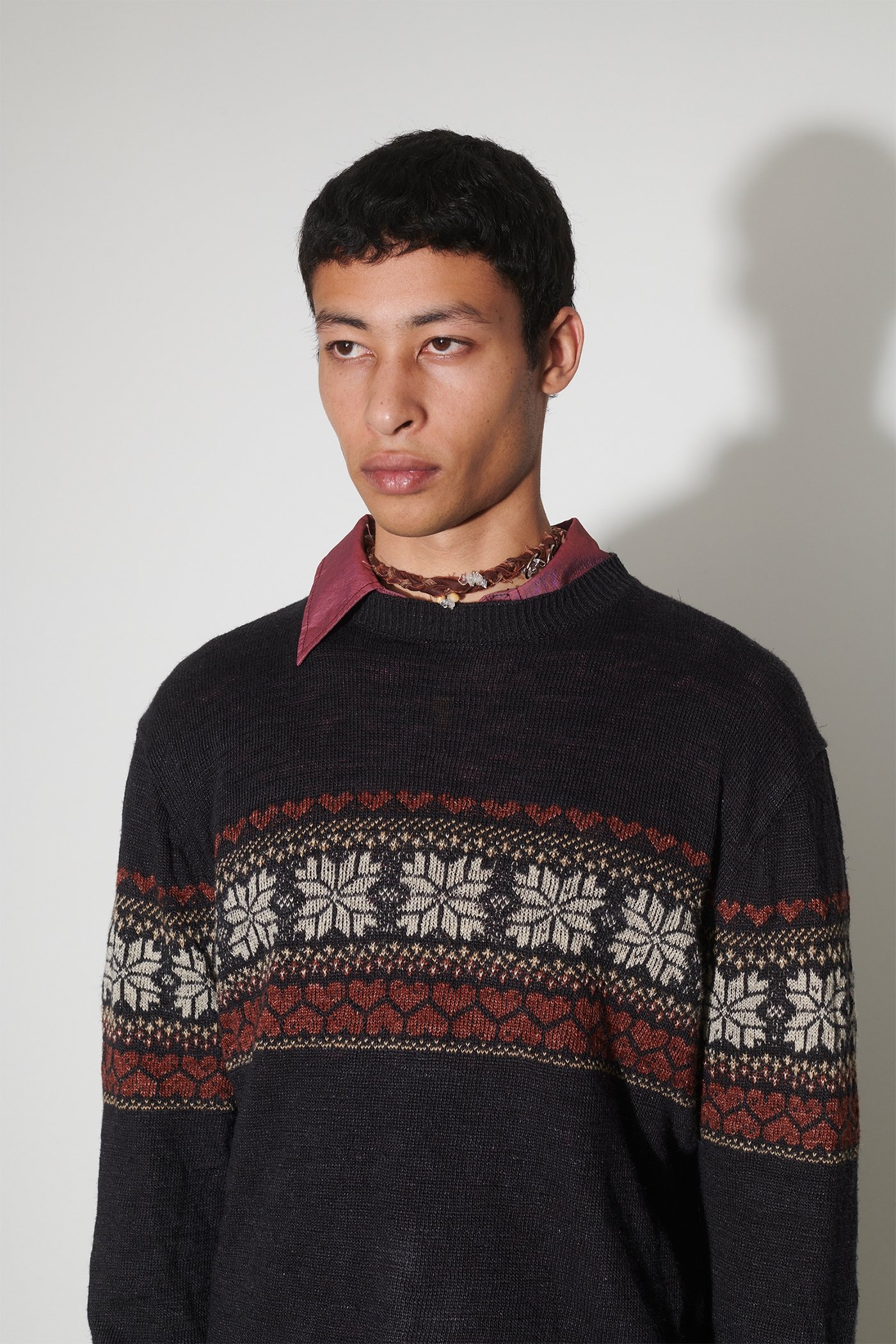 Base Roundneck Dusk Fairisle Hemp - 3