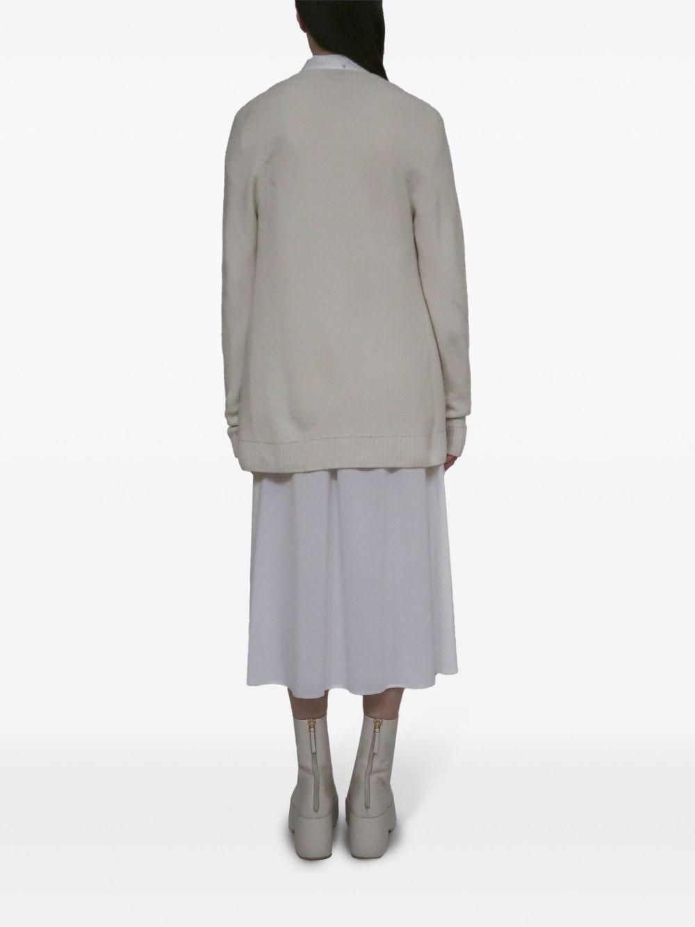 open front cardigan - 4