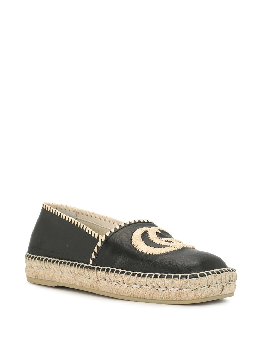 embroidered GG espadrilles - 2