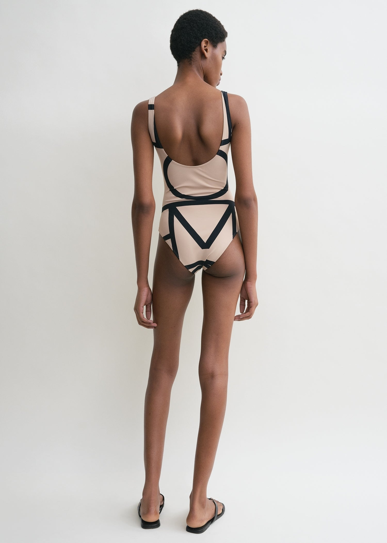 Monogram swimsuit beige - 4