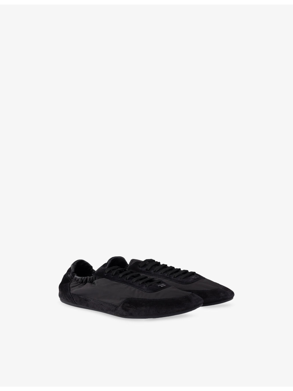 Collapse Re-Nylon and Suede Low-Top Trainers - 3