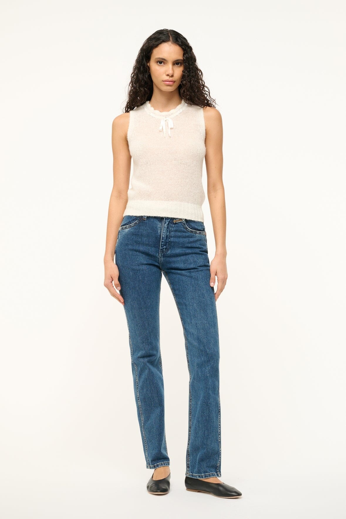 STAUD PENELOPE TOP IVORY - 4