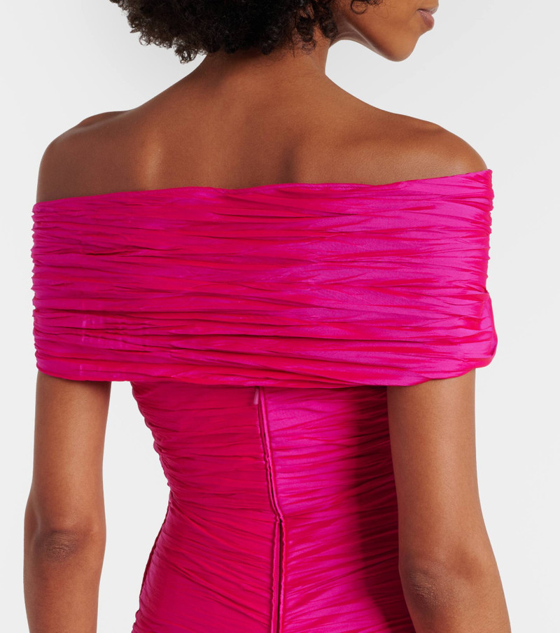 Off-shoulder bustier gown 6